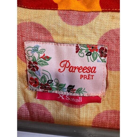 Pareesa Pret Mixed Print Maxi Dress Size XS - Picture 4 of 6